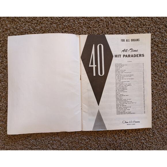 Vintage Lot 20 All-Time Hit Paraders Easy Piano Organ Solos Sheet Music - Picture 8 of 14